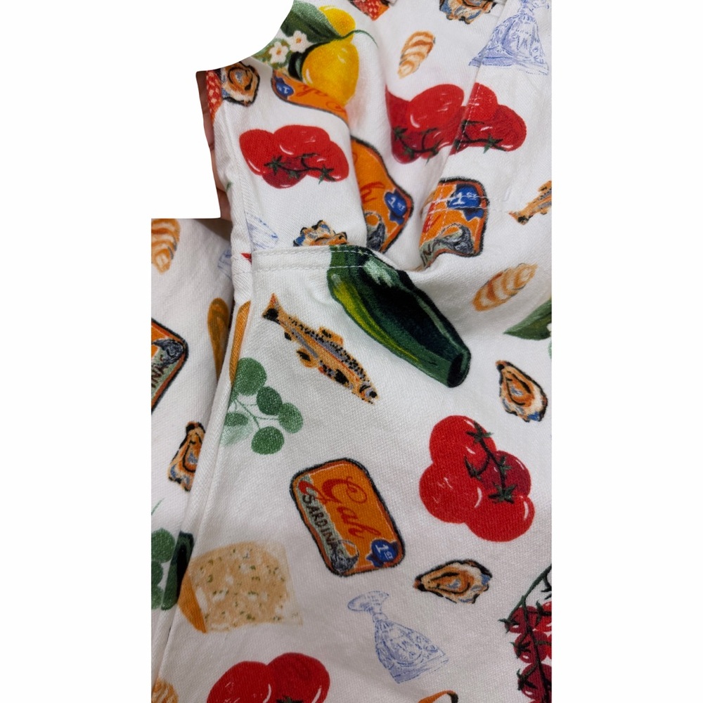 Lisa Says Gah Italian Summer Print Robyn Jeans Pants Trousers Denim Food 8 - Picture 9 of 16